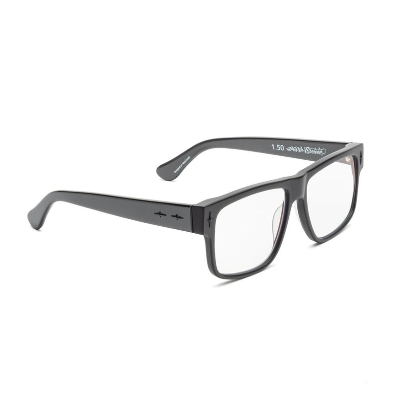 caddis | reading glasses | mister cartoon metallic grey - LC