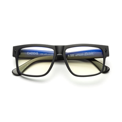 caddis | reading glasses | mister cartoon metallic grey - LC