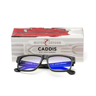 caddis | reading glasses | mister cartoon metallic grey - LC