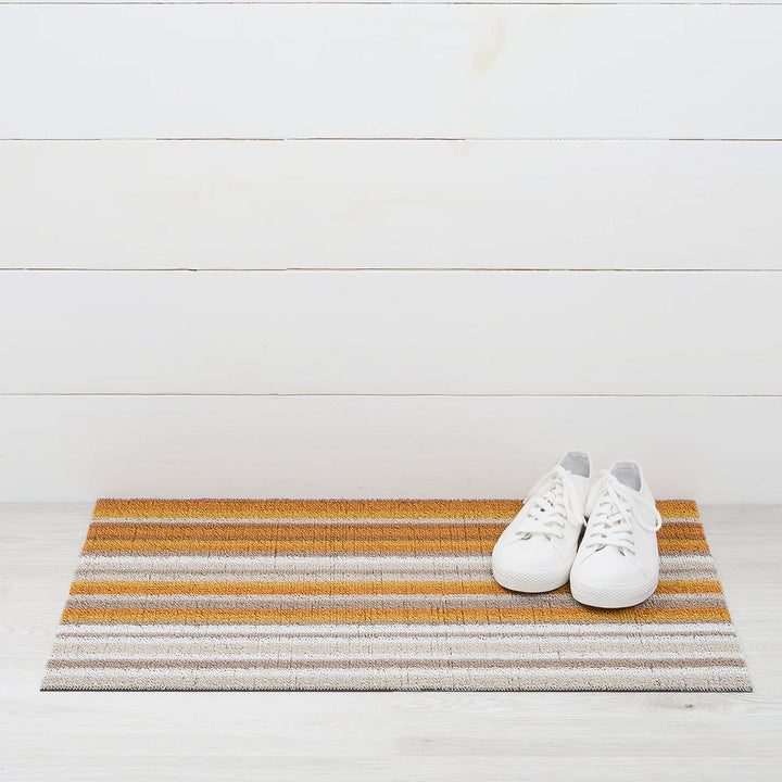 chilewich | shag utility doormat 61x91cm (24x36") | horizon stripe desert