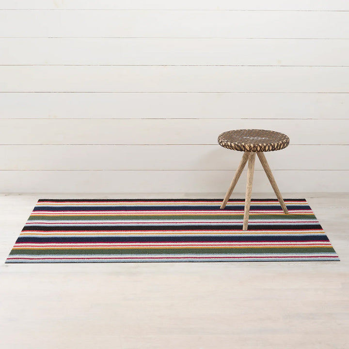 chilewich | shag big mat 91x152cm (36x60") | shuffle strip petunia