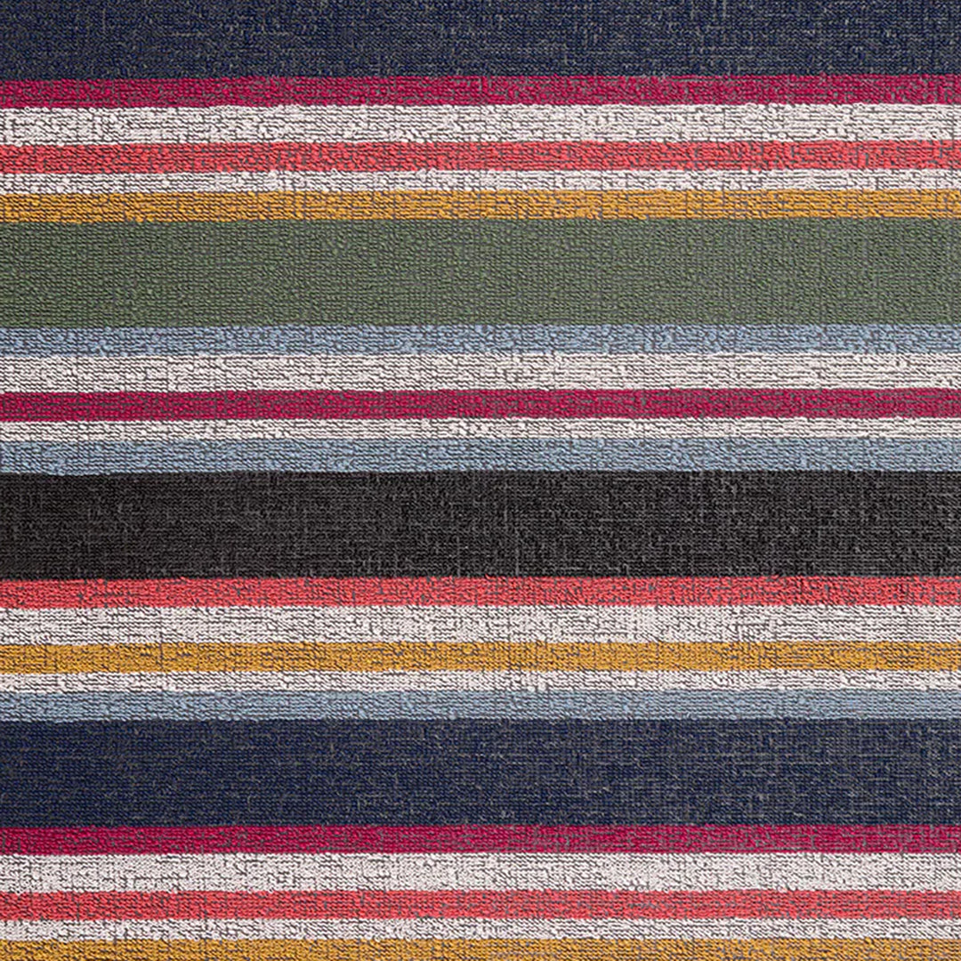 chilewich | shag utility doormat 61x91cm (24x36") | shuffle stripe petunia