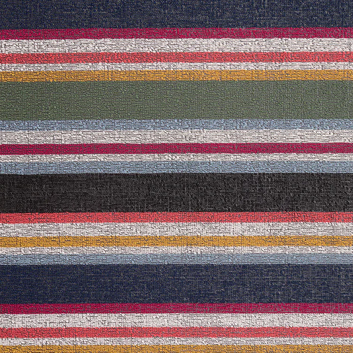 chilewich | shag utility doormat 61x91cm (24x36") | shuffle stripe petunia