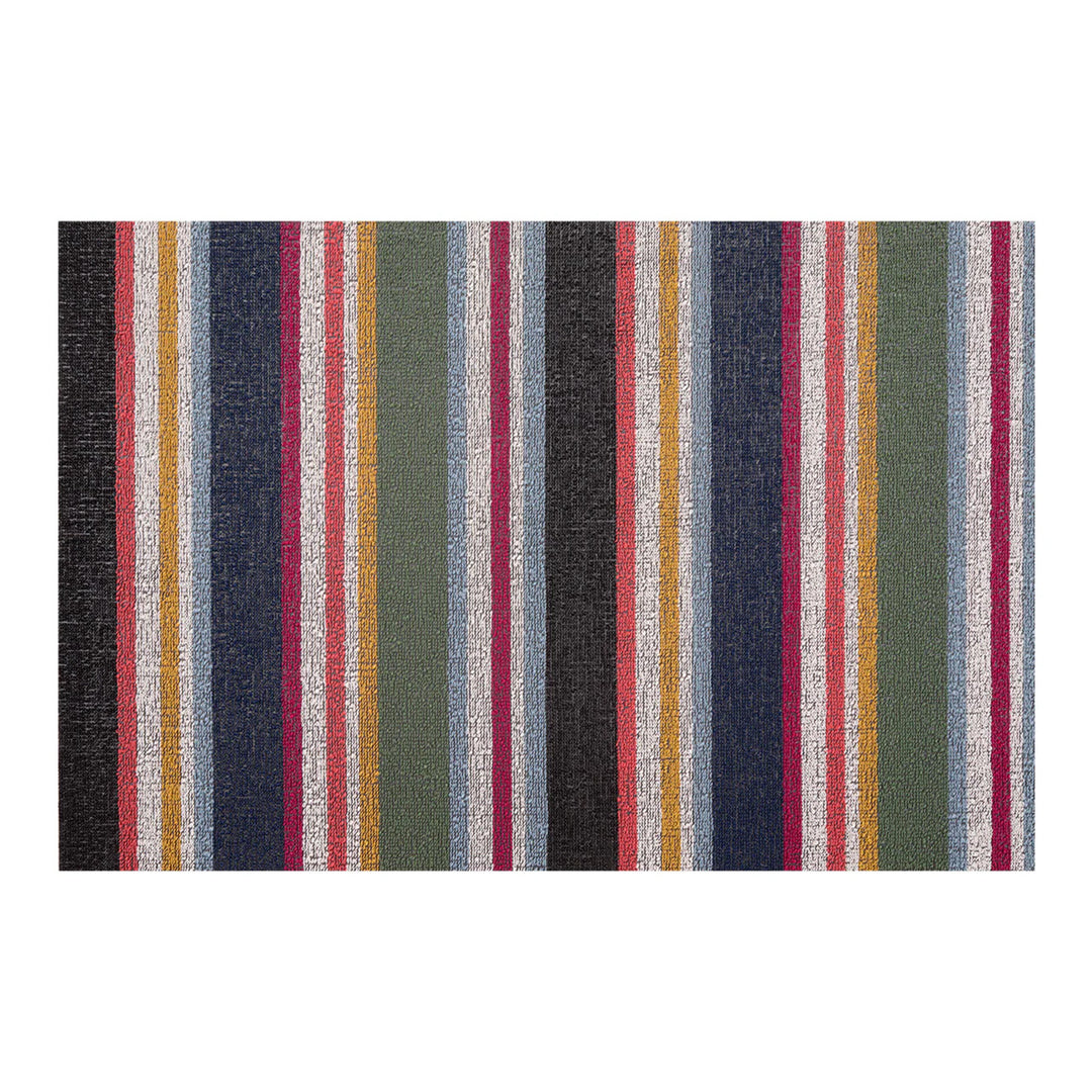 chilewich | shag utility doormat 61x91cm (24x36") | shuffle stripe petunia
