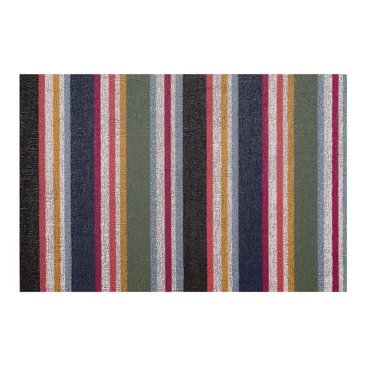 chilewich | shag utility doormat 61x91cm (24x36") | shuffle stripe petunia