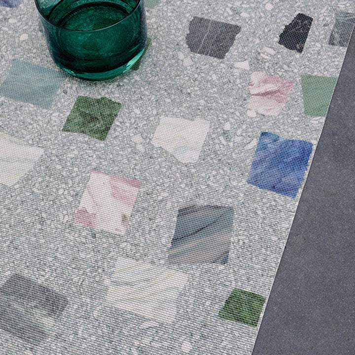 chilewich | placemat rectangle | pietra deep sea