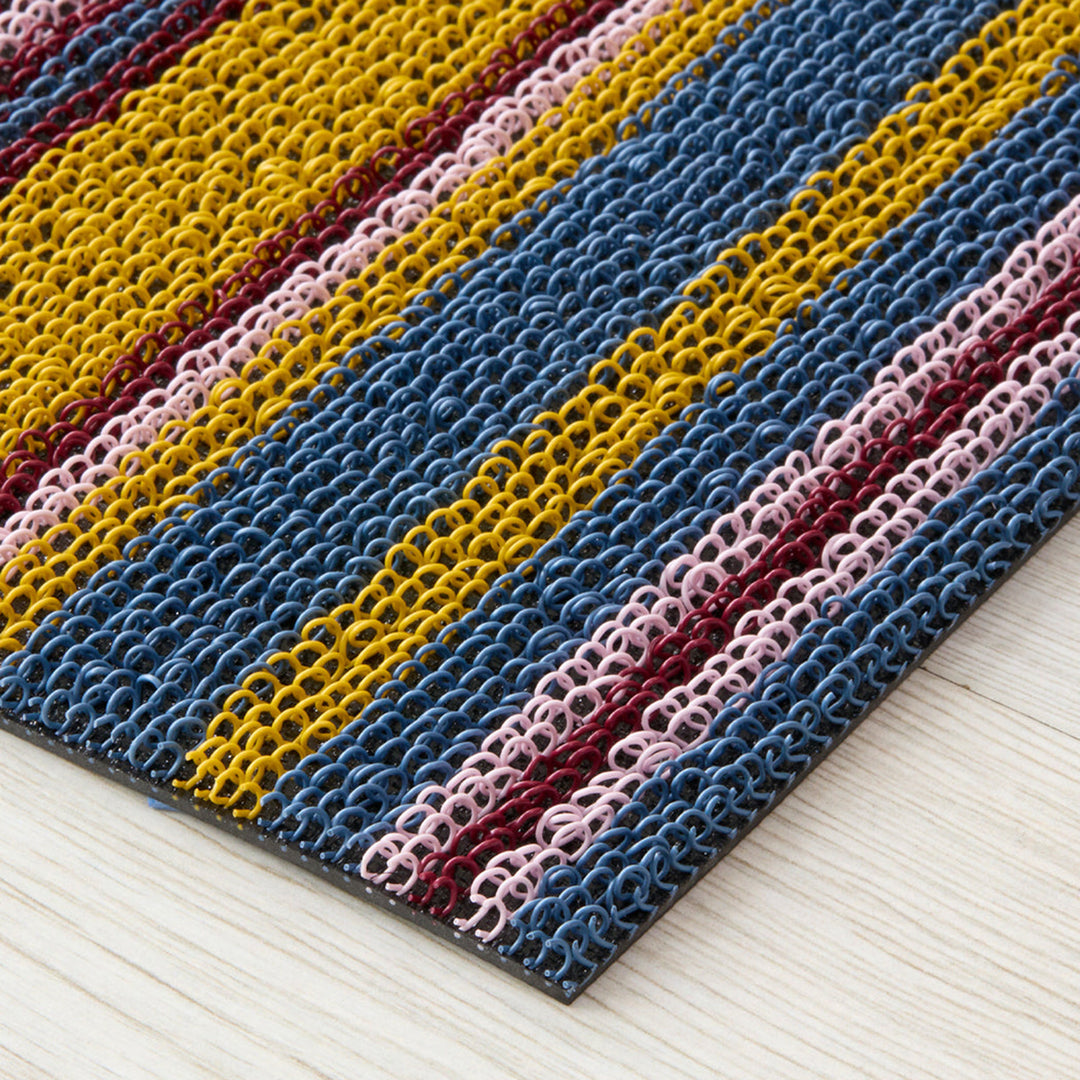 chilewich | shag runner 61x183cm (24x72") | echo stripe dusk