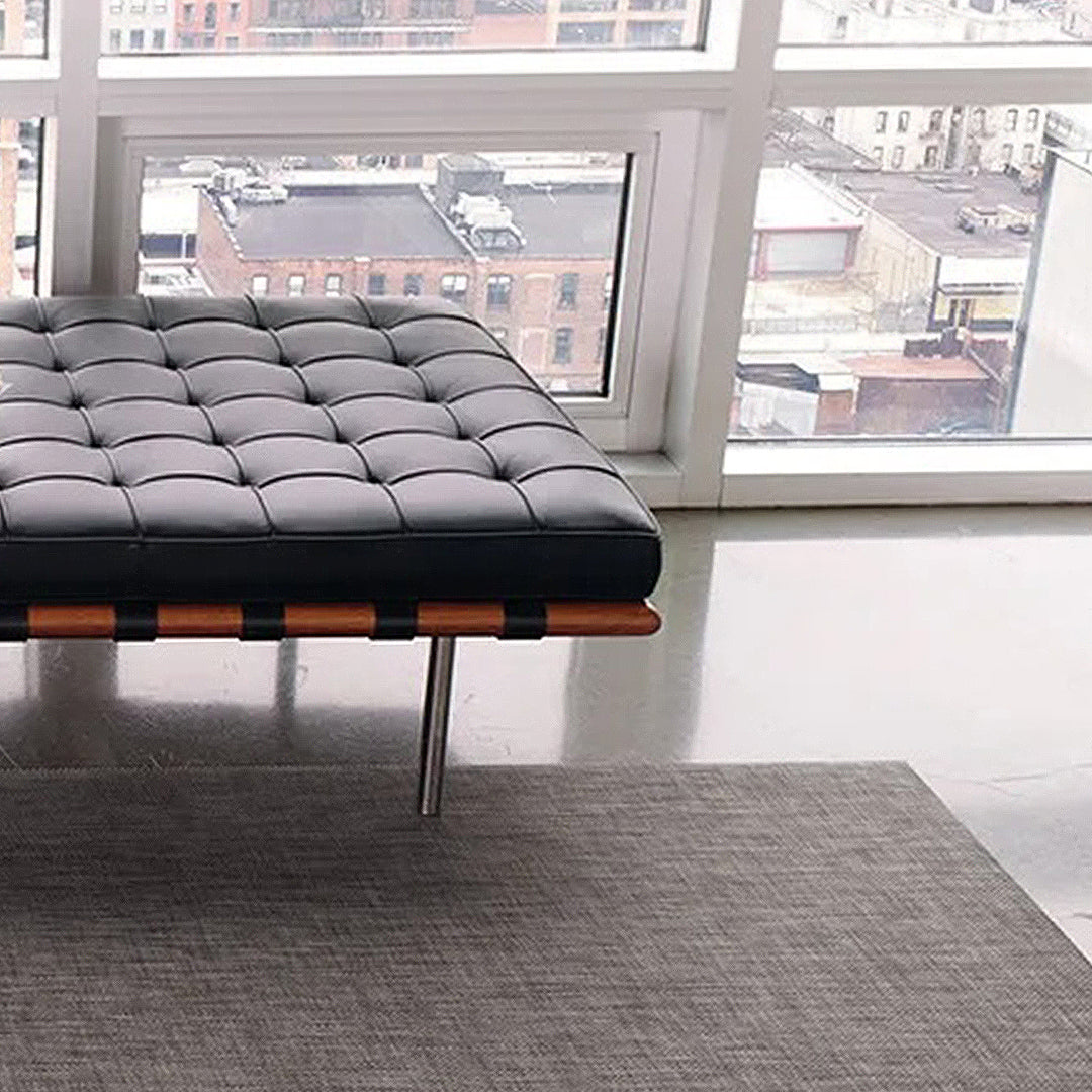 chilewich | woven floor runner 66x183cm (26x72") | basketweave carbon