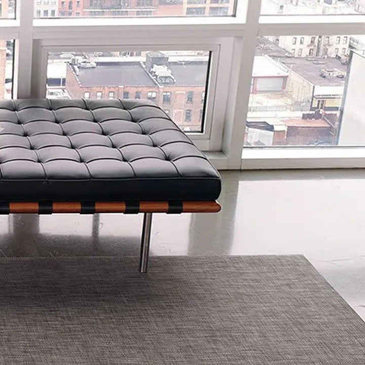 chilewich | woven floor runner 66x183cm (26x72") | basketweave carbon