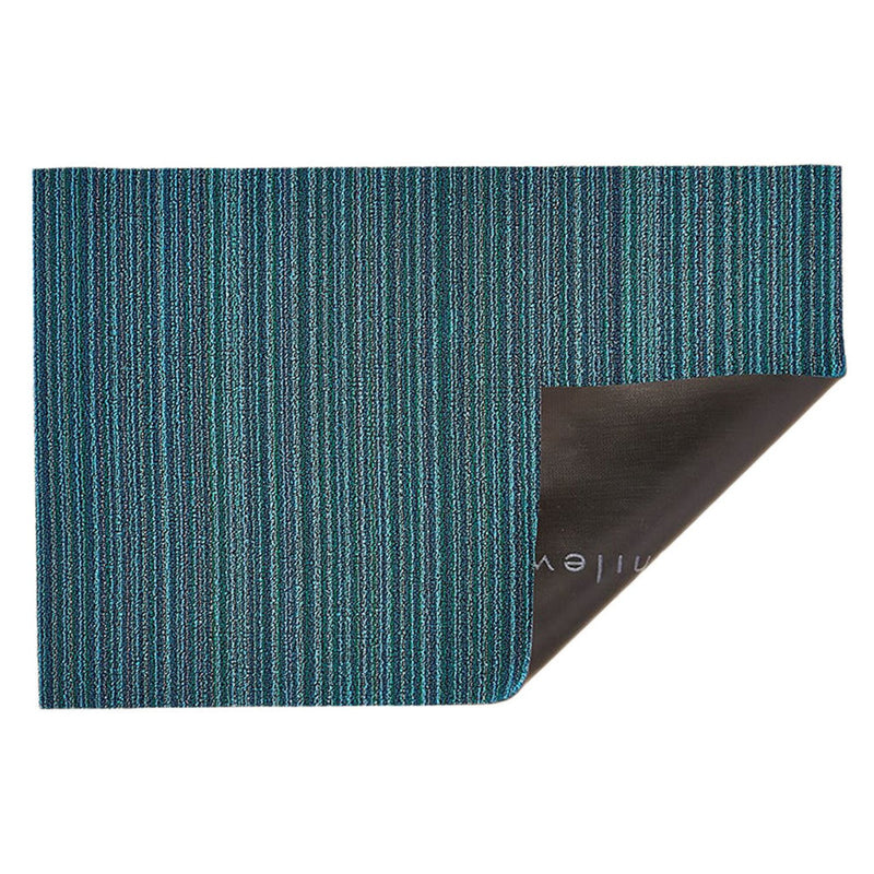 chilewich | runner mat 61x183cm (24x72") | skinny stripe turquoise
