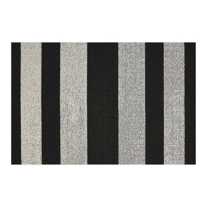chilewich | utility doormat 61x91cm (24x36") | bold stripe black + white