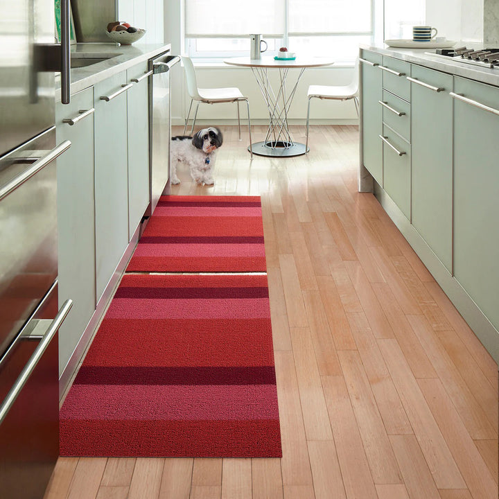 chilewich | shag utility doormat 61x91cm (24x36") | bold stripe punch