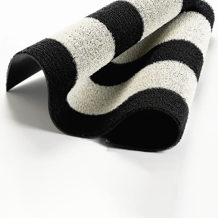 chilewich | big mat 91x152cm (36x60") | bold stripe black + white
