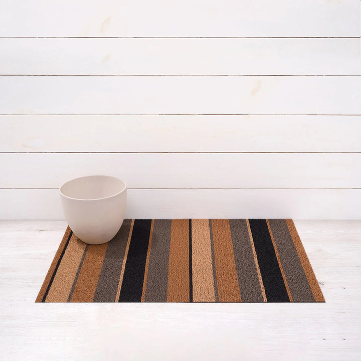 chilewich | shag utility doormat 61x91cm (24x36") | bolt stripe honey