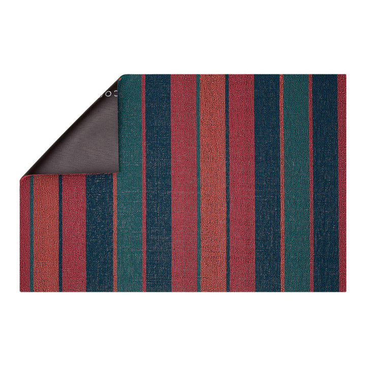 chilewich | utility doormat 61x91cm (24x36") | bolt stripe raspberry