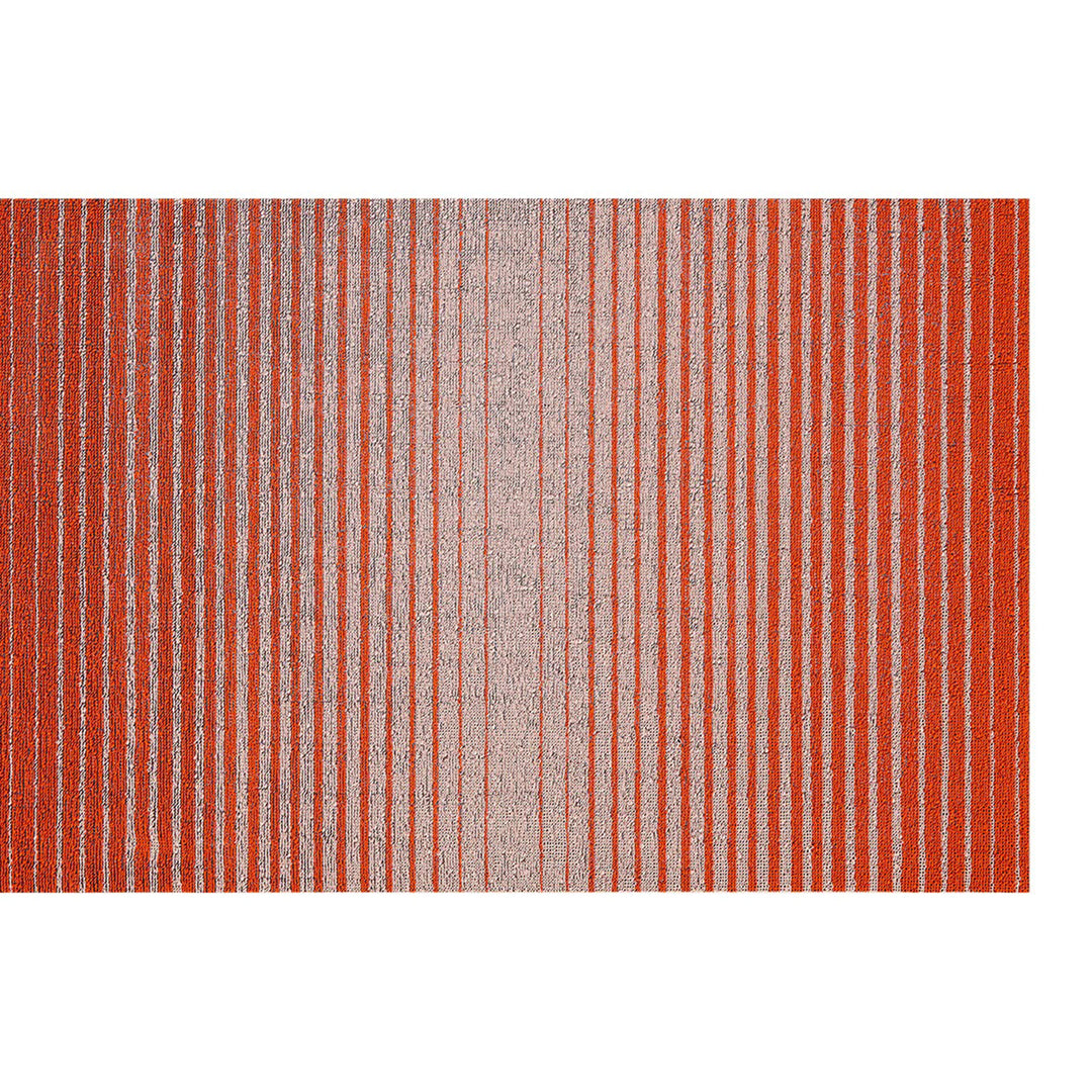chilewich | runner mat 61x183cm (24x72") | domino stripe apricot - DC