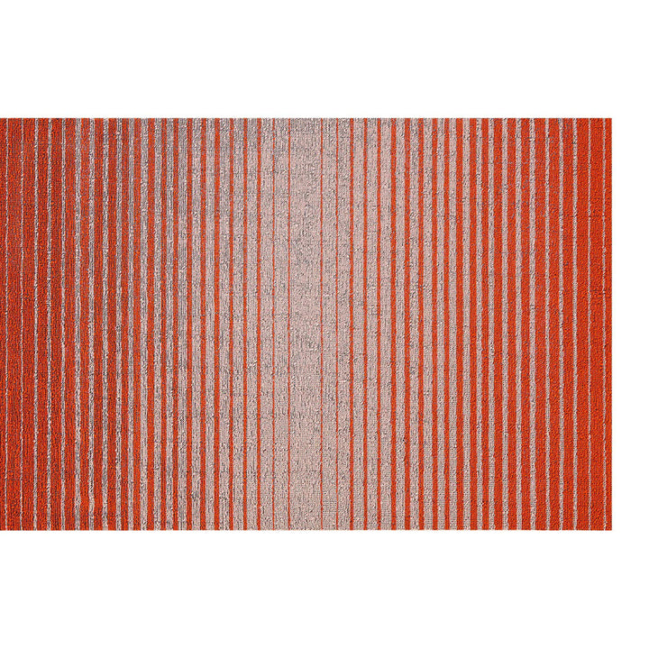 chilewich | runner mat 61x183cm (24x72") | domino stripe apricot - DC