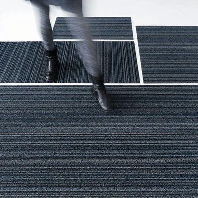 chilewich | large doormat 61x91cm (24x36") | skinny stripe blue