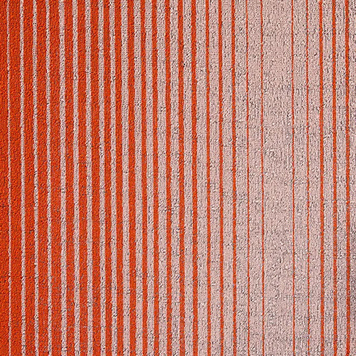 chilewich | runner mat 61x183cm (24x72") | domino stripe apricot - DC