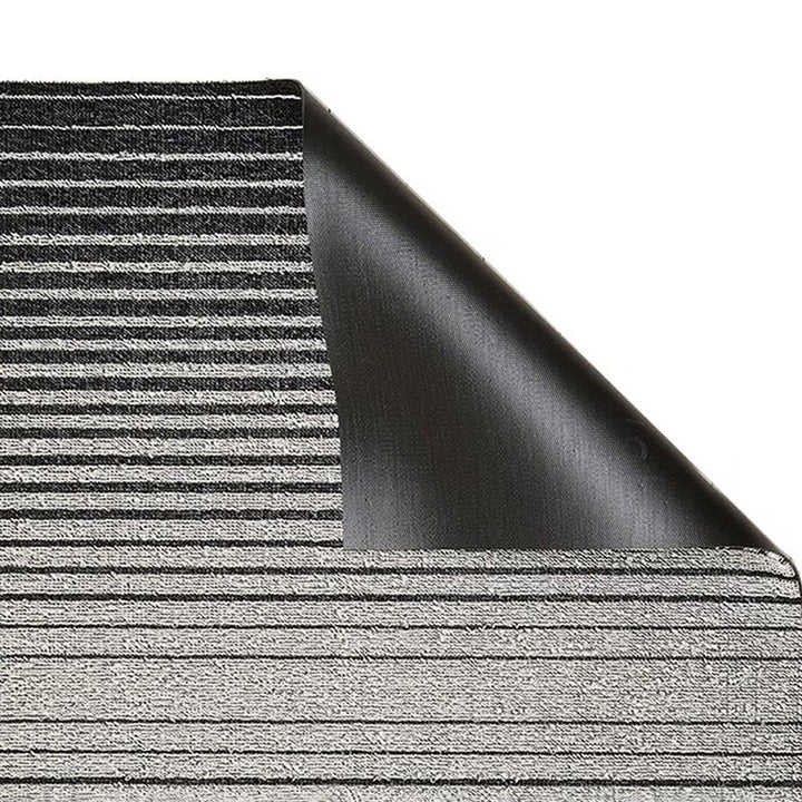 chilewich | shag doormat 46x71cm (18x28") | domino black + white