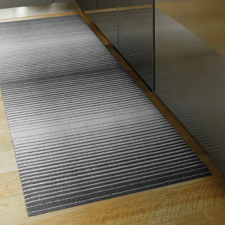 chilewich | runner mat 61x183cm (24x72") | domino stripe black + white