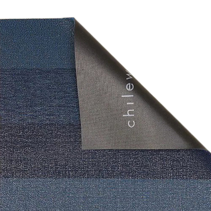 chilewich | doormat 46x71cm (18x28") | marbled stripe bay blue