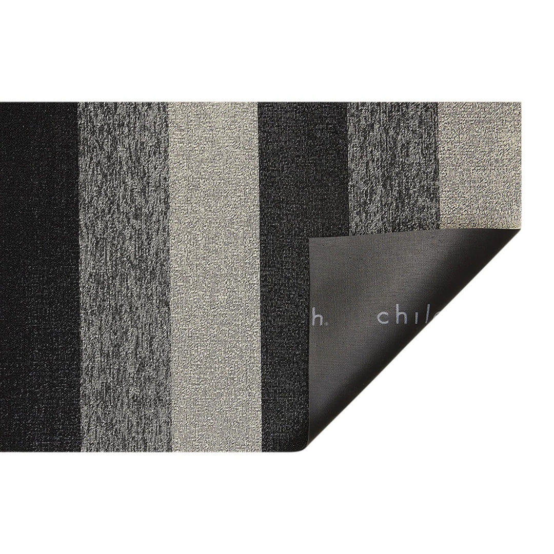 chilewich | runner mat 61x183cm (24x72") | marbled stripe salt + pepper