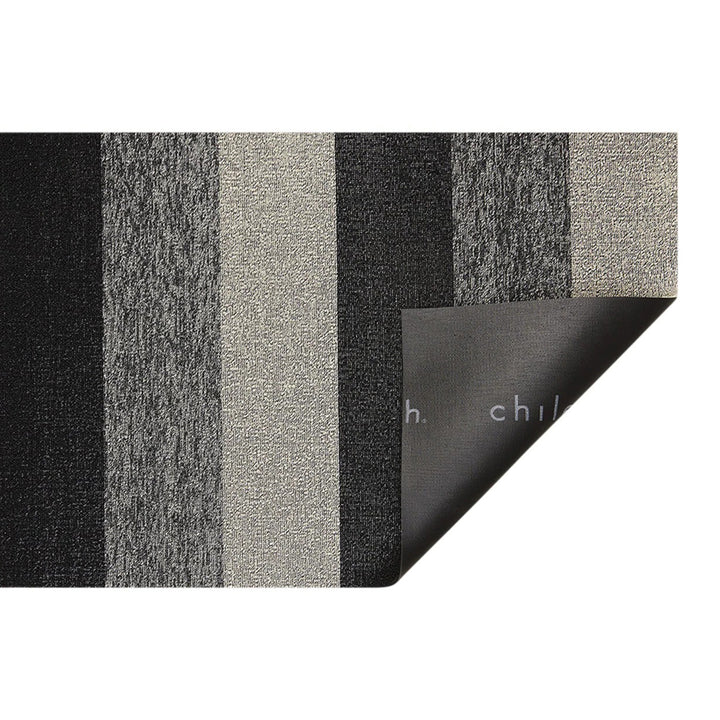 chilewich | runner mat 61x183cm (24x72") | marbled stripe salt + pepper