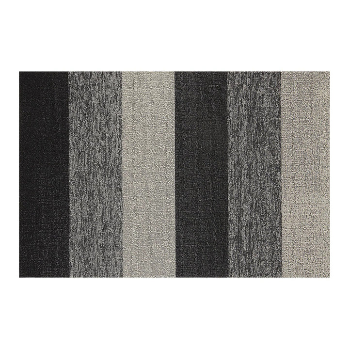 chilewich | utility doormat 61x91cm (24x36") | marbled stripe salt + pepper
