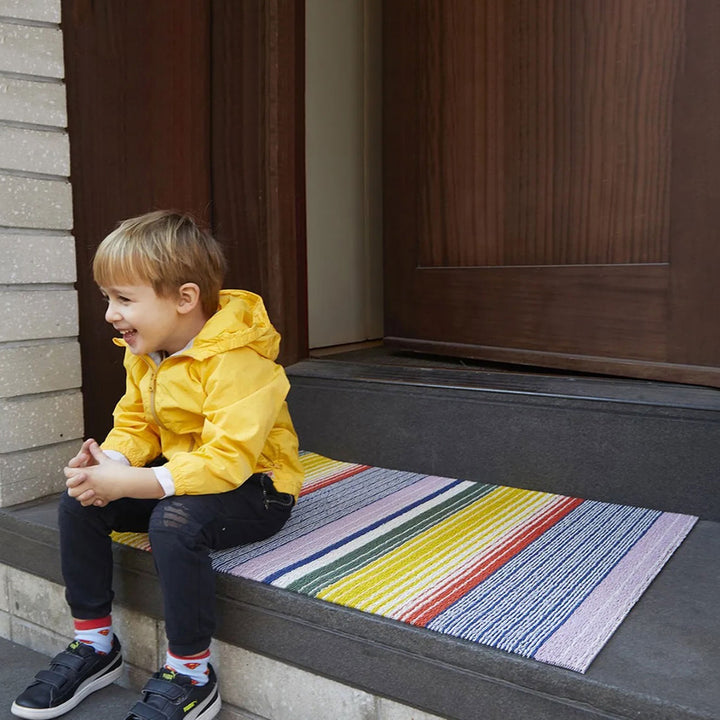 chilewich | utility doormat 61x91cm (24x36") | pop stripe multi