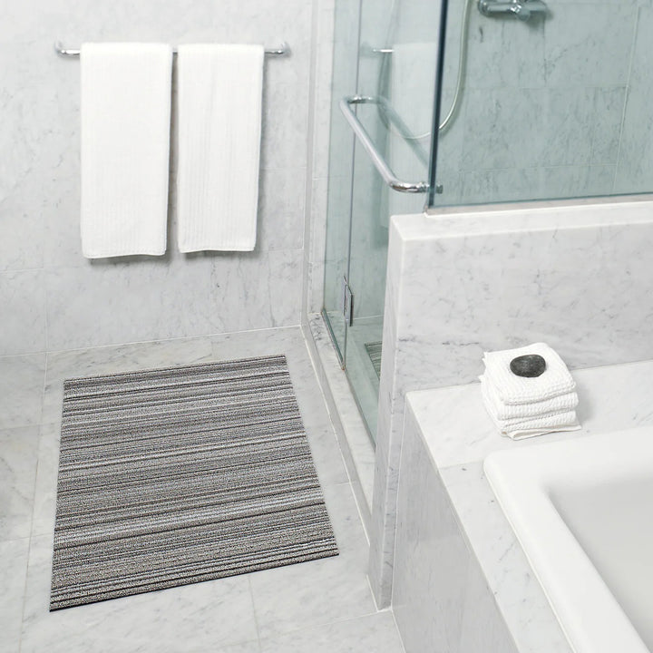 chilewich | large doormat 61x91cm (24x36") | skinny stripe birch