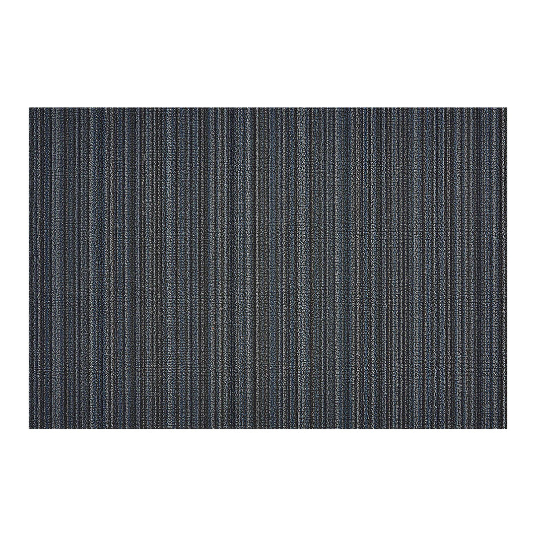 chilewich | utility doormat 61x91cm (24x36") | skinny stripe blue