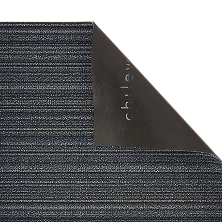 chilewich | big mat 91x152cm (36x60") | skinny stripe blue