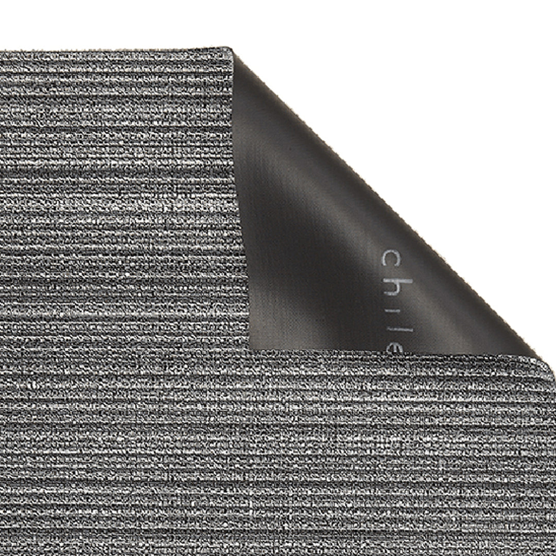 chilewich | shag doormat 46x71cm (18x28") | skinny stripe shadow
