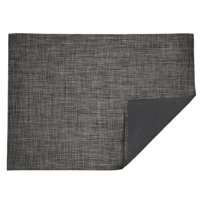 chilewich | woven floormat 59x92cm (23x36") | basketweave carbon