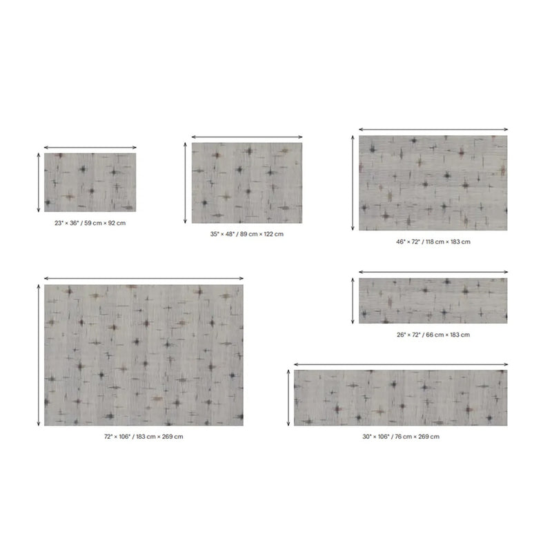 chilewich | woven floormat | 59x92cm (23x36") | spark almond