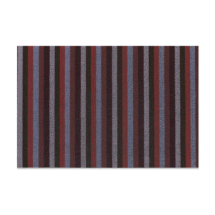 chilewich | shag utility doormat 61x91cm (24x36") | even stripe berry
