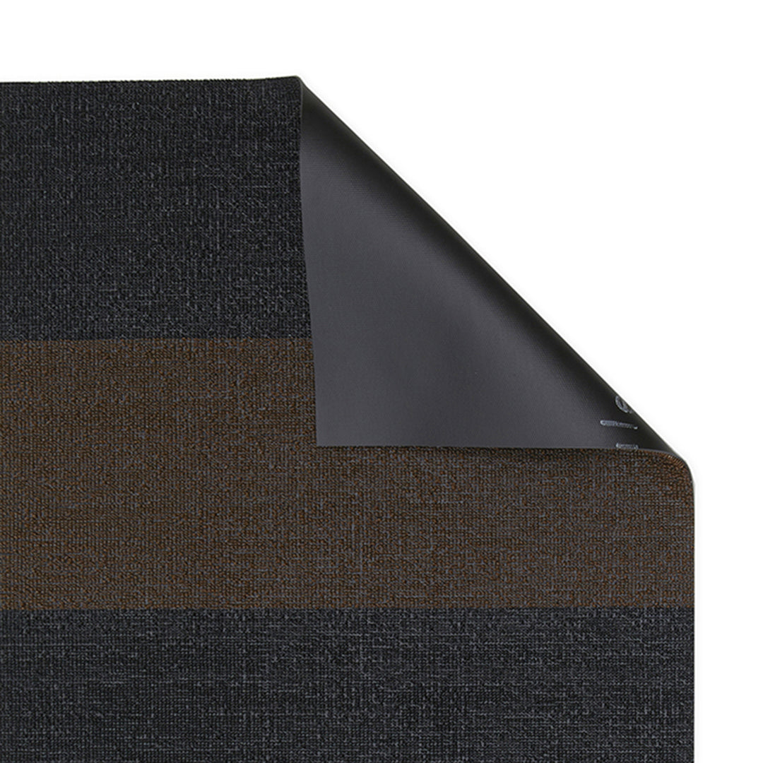 chilewich | big mat 91x152cm (36x60") | duo stripe mocha