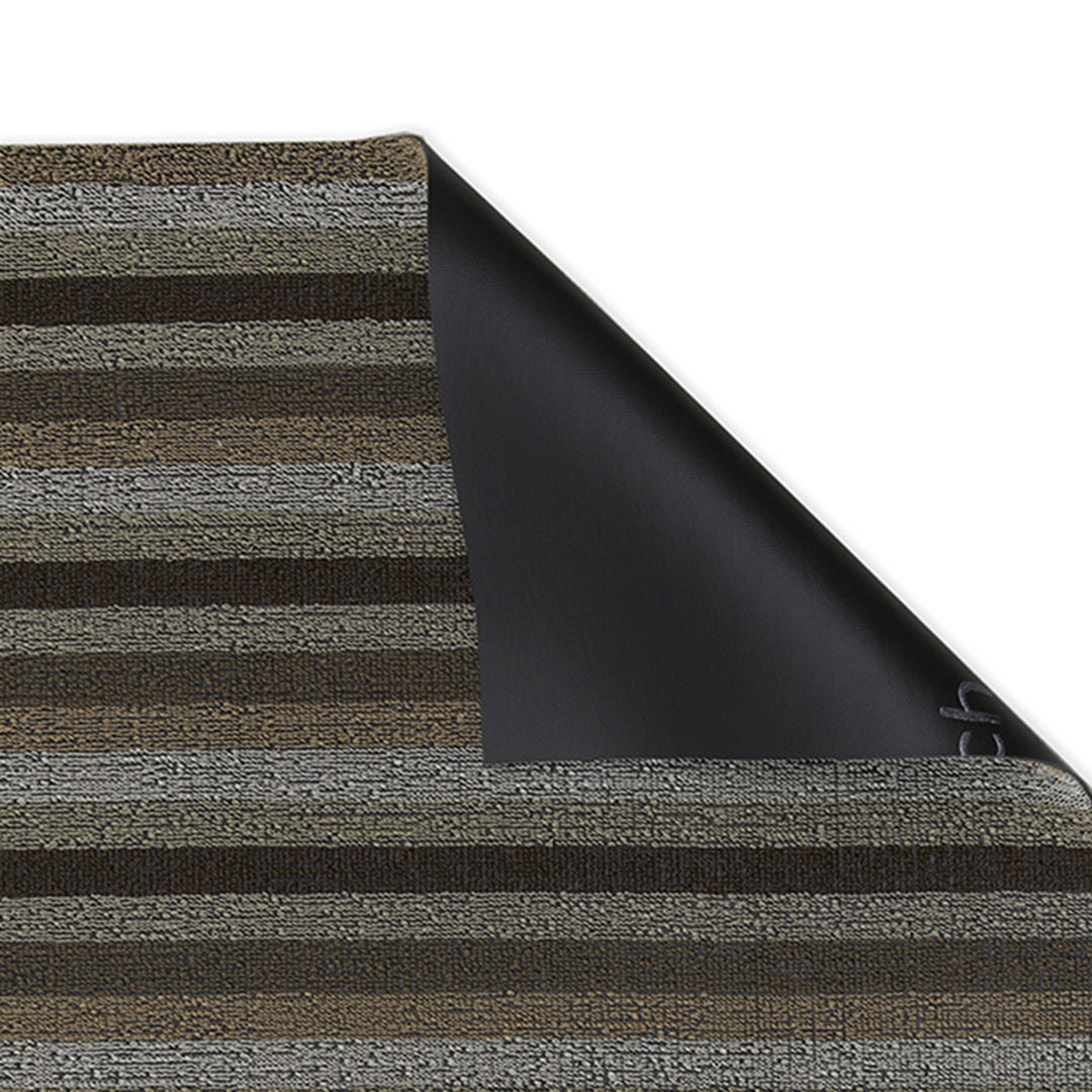chilewich | big mat 91x152cm (36x60") | even stripe mocha