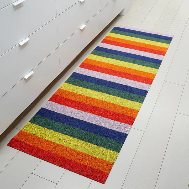 chilewich | runner mat 61x183cm (24x72") | pride stripe rainbow ~ DC