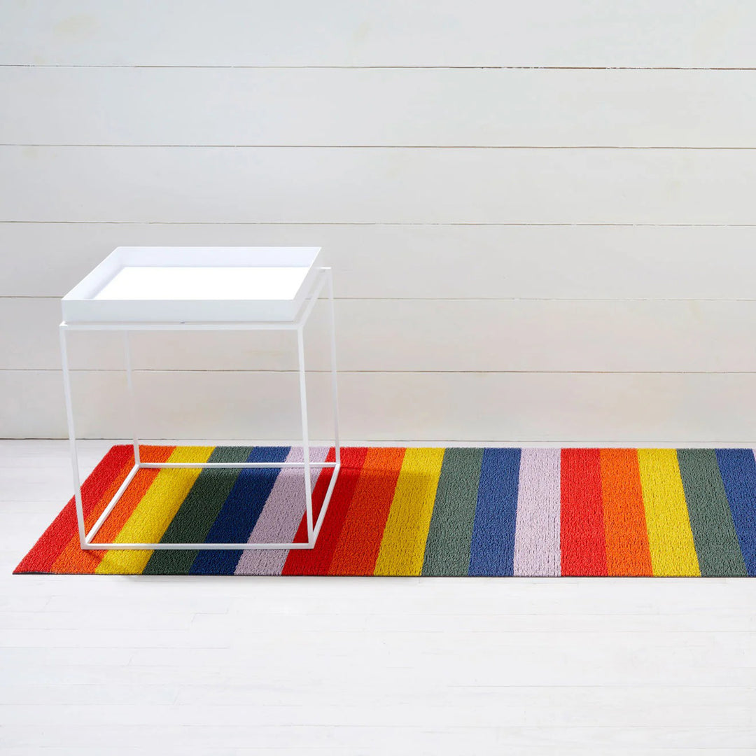 chilewich | runner mat 61x183cm (24x72") | pride stripe rainbow ~ DC
