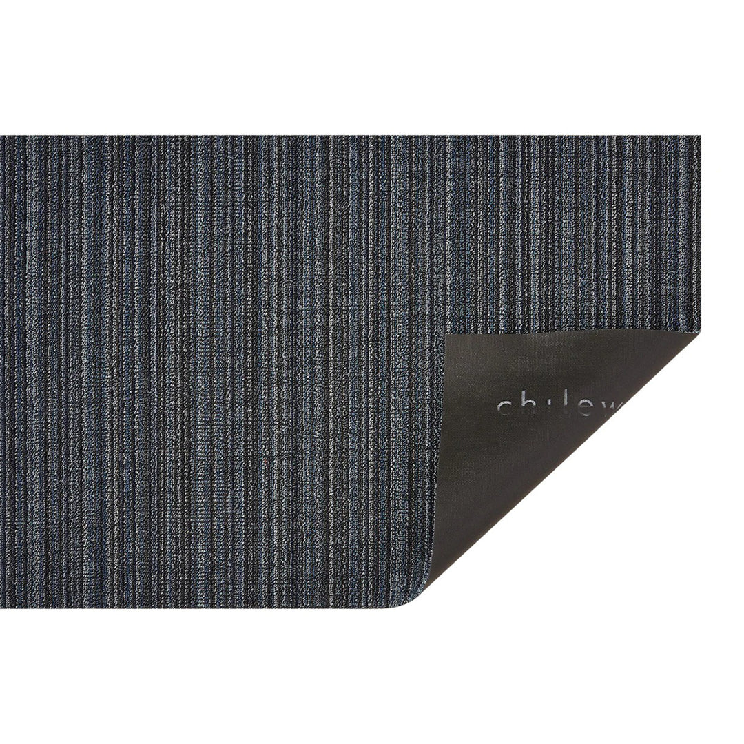 chilewich | runner mat 61x183cm (24x72") | skinny stripe blue