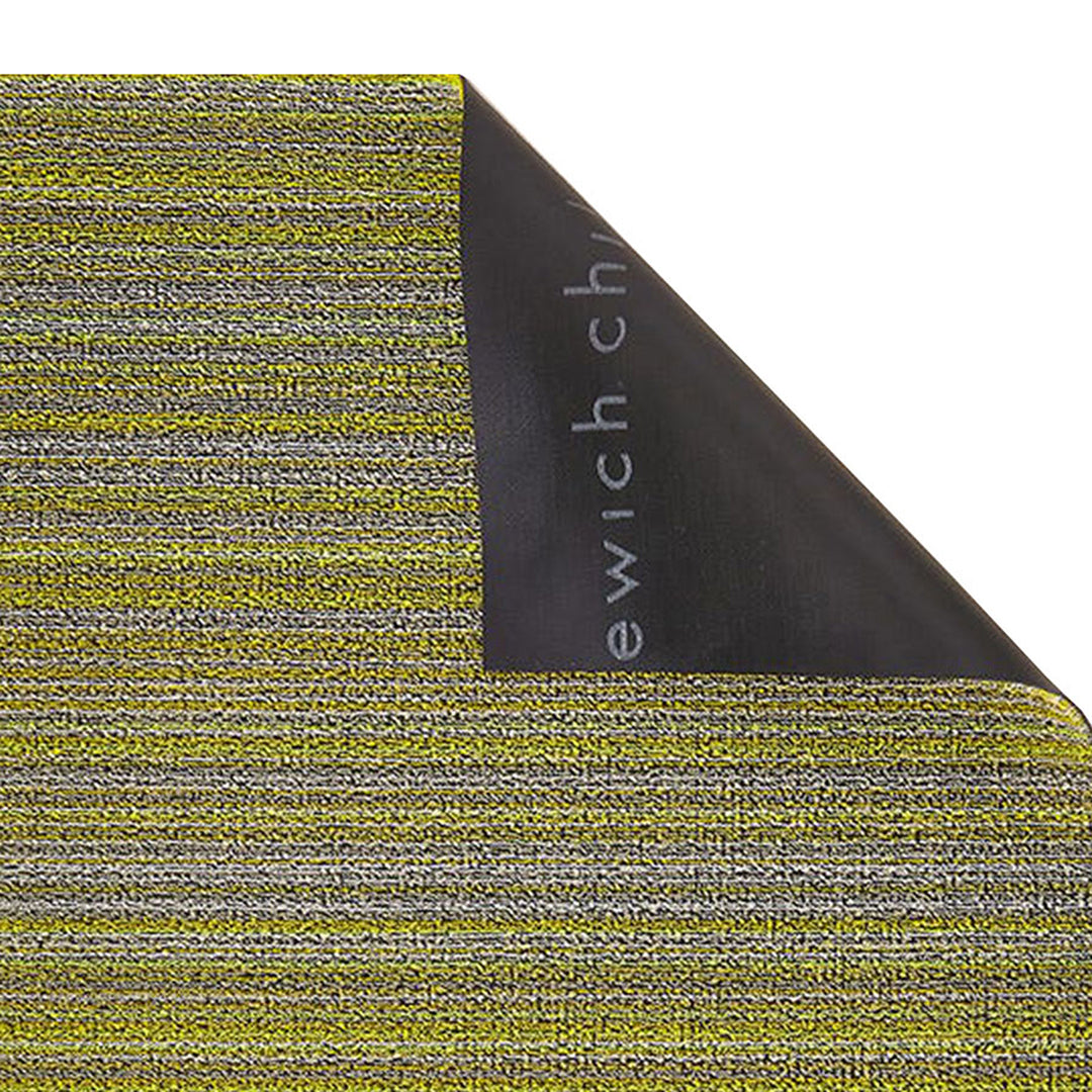 chilewich | big mat 91x152cm (36x60") | skinny stripe citron