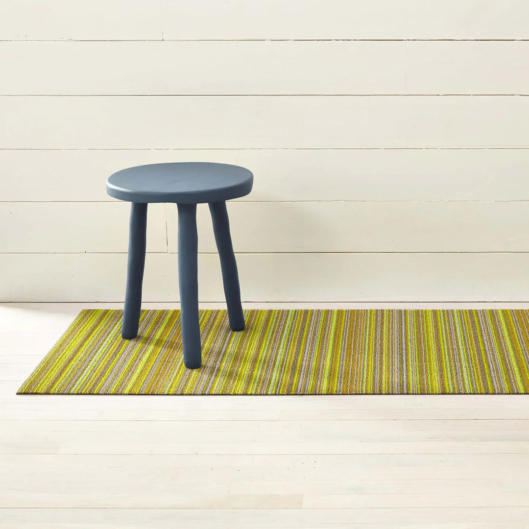 chilewich | runner mat 61x183cm (24x72") | skinny stripe citron