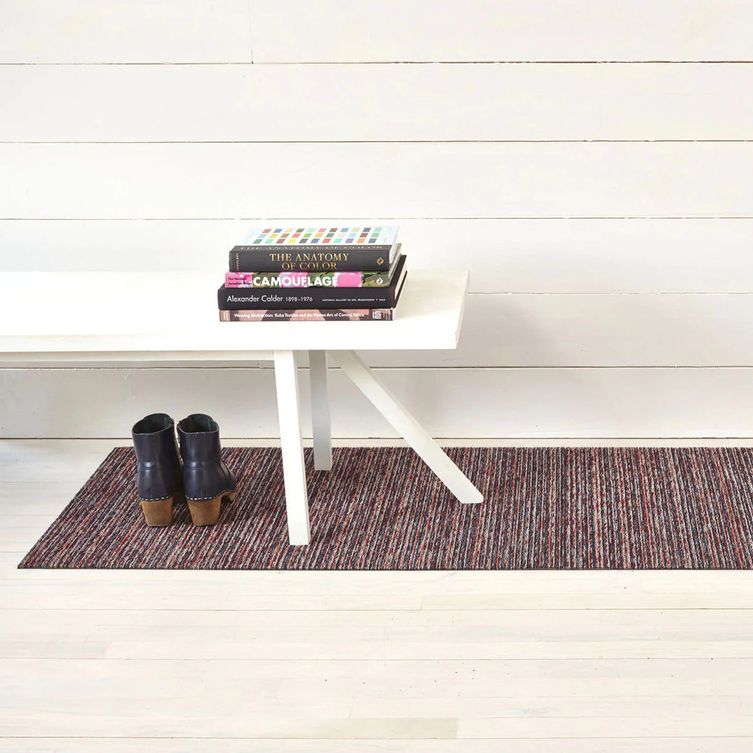 chilewich | runner mat 61x183cm (24x72") | skinny stripe mulberry - DC