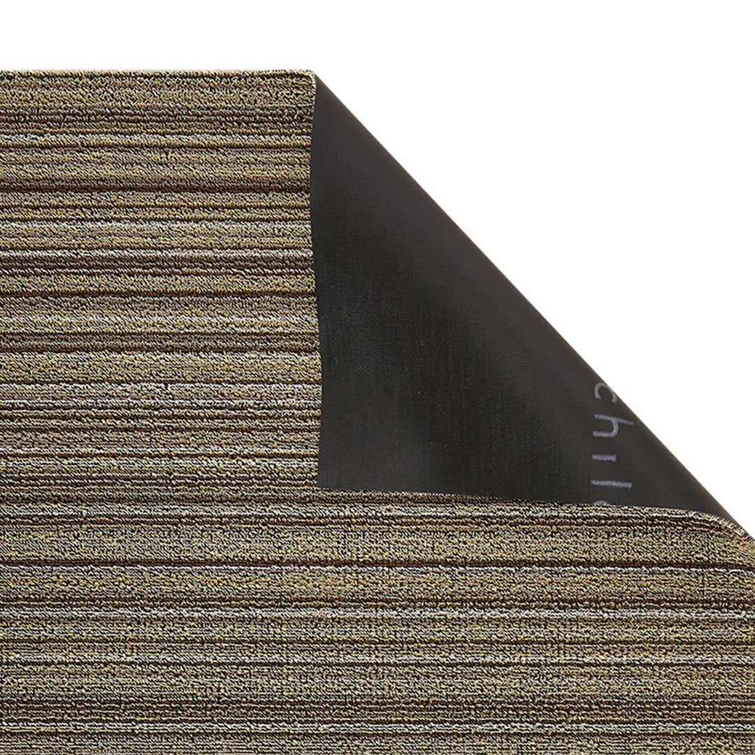 chilewich | shag doormat 46x71cm (18x28") | skinny stripe mushroom