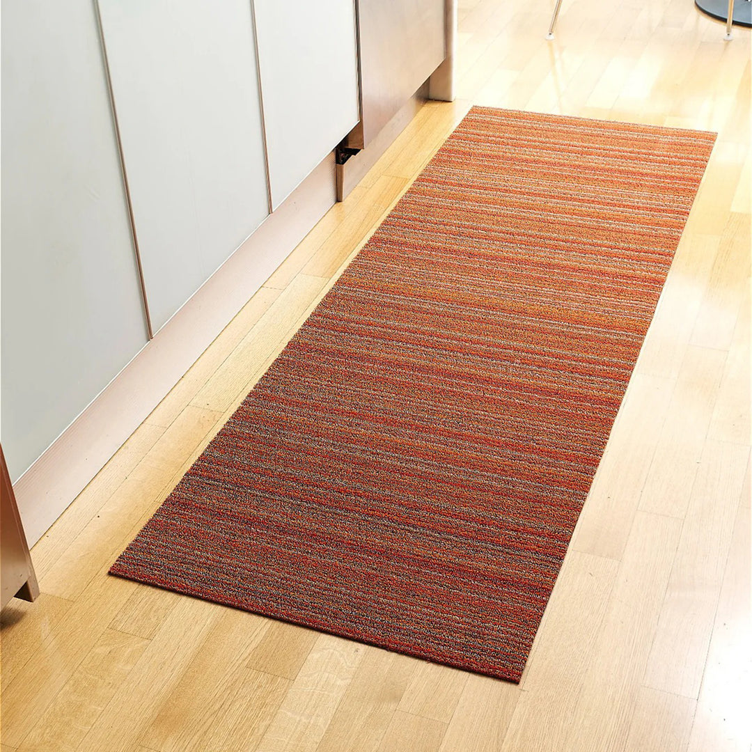 chilewich | runner mat 61x183cm (24x72") | skinny stripe orange