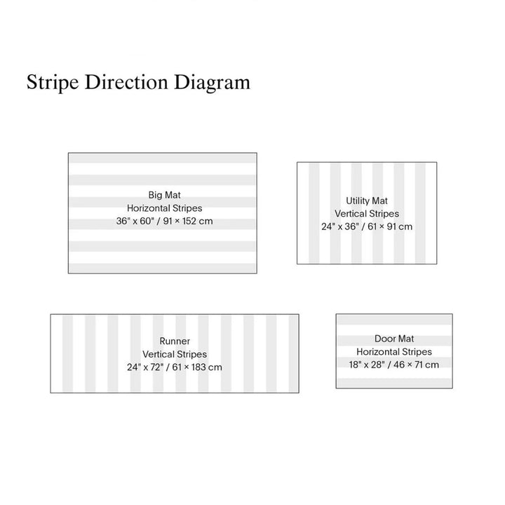 chilewich | doormat 46x71cm (18x28") | bolt stripe raspberry