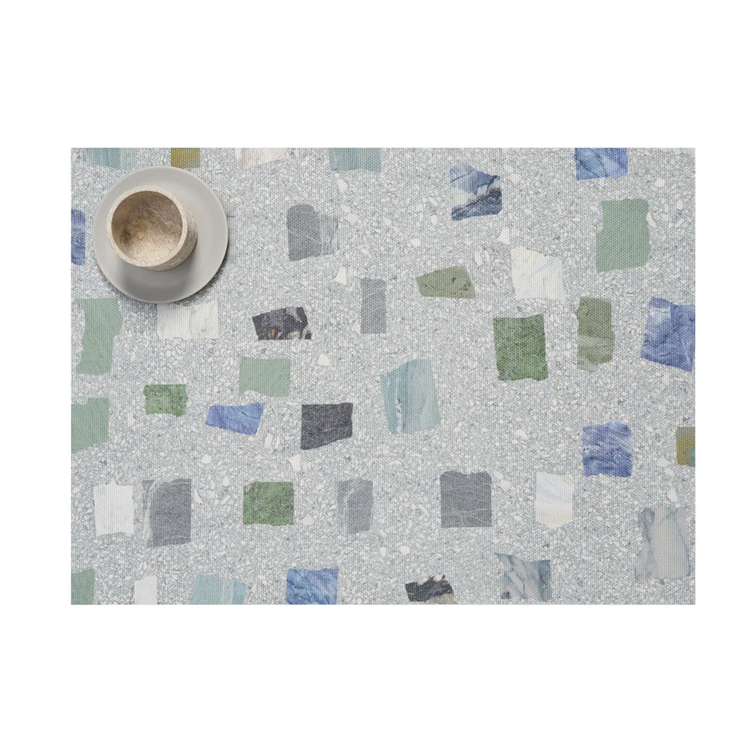 chilewich | placemat rectangle | pietra deep sea