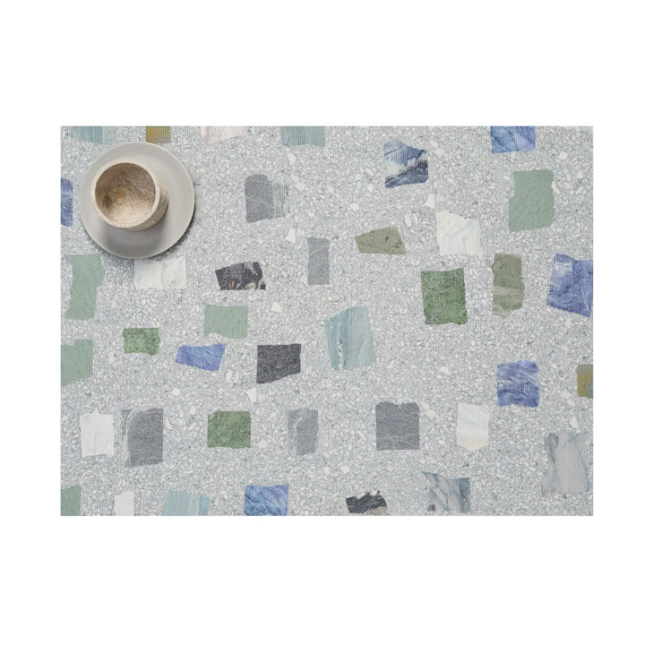 chilewich | placemat rectangle | pietra deep sea